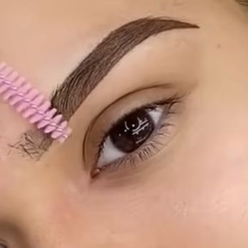Browink Studio & Academy - This is from when I had just finished the microblading process, they were really dark but lighten up, and my eyebrows did not get swollen - Permanent Makeup Near Me - San Gabriel , California
