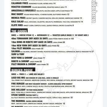 The LKSD  - Menu - Burgers Near Me - Downey, California