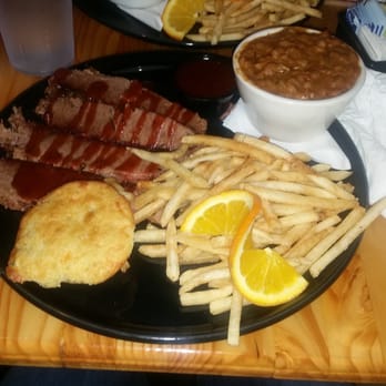 Cali BBQ - Brisket plate. Didn't really care for the sauce I like mine more smokey but the meat was good. Beans were mixed with meat - Barbeque Near Me - Spring Valley, California Cali BBQ - Brisket plate. Didn't really care for the sauce I like mine more smokey but the meat was good. Beans were mixed with meat - Barbeque Near Me - Spring Valley, California