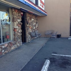 Outside the bar