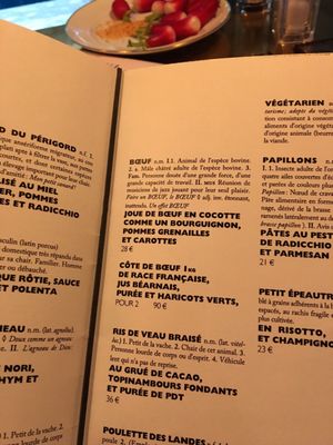 Menu photo 6 Derrière Paris, 75 Menu photo 6 Derrière Paris, 75