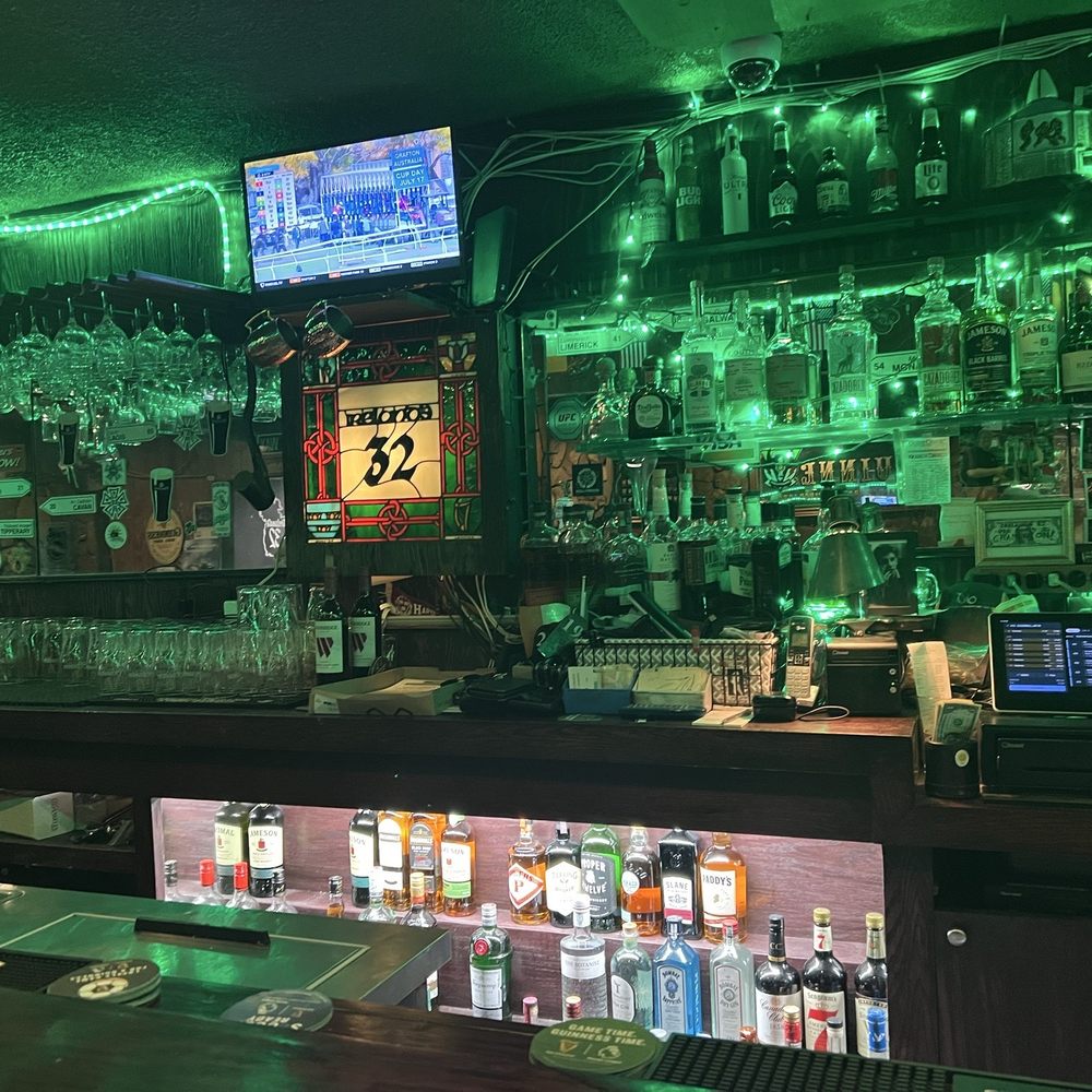 The bar area