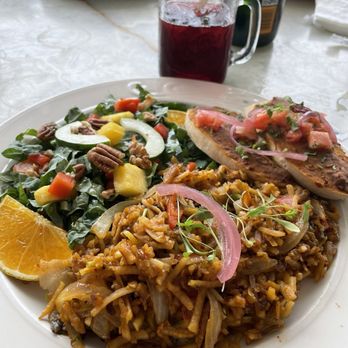 Mimosa Brunch Farm to Table - Vegan brunch platter - Breakfast & Brunch Near Me - Cabán, Puerto Rico