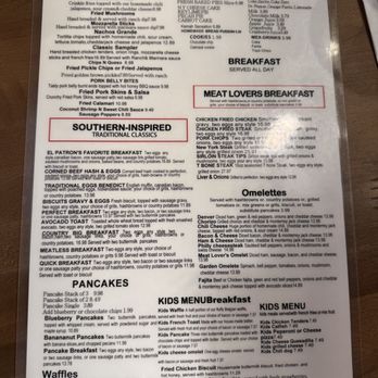 Patron Breakfast Diner - Menu - Diners Near Me - Kemah, Texas Patron Breakfast Diner - Menu - Diners Near Me - Kemah, Texas