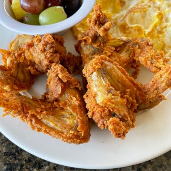 Hive Cafe - Chicken, fruit bowl, fried eggs - Breakfast & Brunch Near Me - Ferguson, Missouri