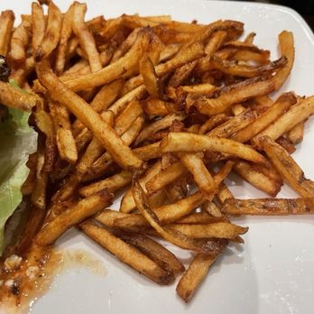 Local Goat - Goat cheese burger and the regular cheese burger. Fries I asked for extra crispy. They were perfect. - New American Near Me - Pigeon Forge, Tennessee