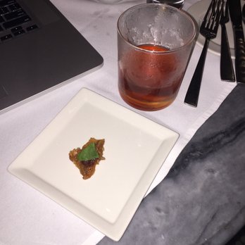 Herbsaint - Chicken crackling amuse and a perfect ice cold Sazerac - French Near Me - New Orleans, Louisiana Herbsaint - Chicken crackling amuse and a perfect ice cold Sazerac - French Near Me - New Orleans, Louisiana