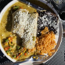 Two Veggie Enchiladas Two Veggie Enchiladas