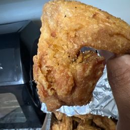 The wife's hair wrapped around the drum of the wing!!!