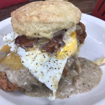 Pine State Biscuits - The gloriousness that is the Reggie with an extra fried egg - Southern Near Me - Portland, Oregon Pine State Biscuits - The gloriousness that is the Reggie with an extra fried egg - Southern Near Me - Portland, Oregon