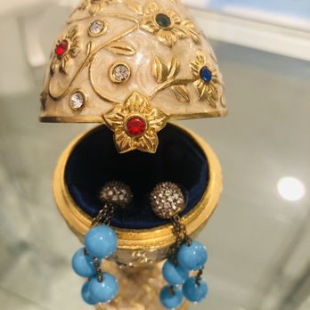 Old Fashioned Mom Store - Turquoise and diamond drop earrings~ The Old Fashioned Mom Store. - Women's Clothing Near Me - Rhinebeck, New York Old Fashioned Mom Store - Turquoise and diamond drop earrings~ The Old Fashioned Mom Store. - Women's Clothing Near Me - Rhinebeck, New York