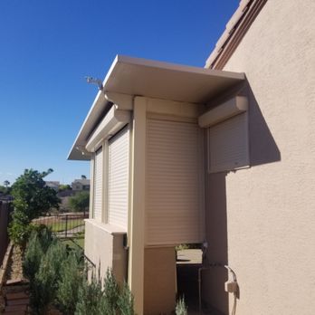 Nevada Rolling Shutter - Closed in Patio. - Shutters Near Me - Las Vegas, Nevada Nevada Rolling Shutter - Closed in Patio. - Shutters Near Me - Las Vegas, Nevada