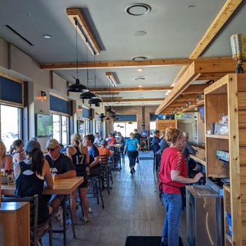 Lake Street Pub - people sitting at the bar - American Near Me - Boyne City, Michigan