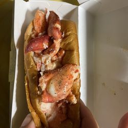 This was absolutely delicious. I could've eaten another one for sure! They toast the rolls. So good!