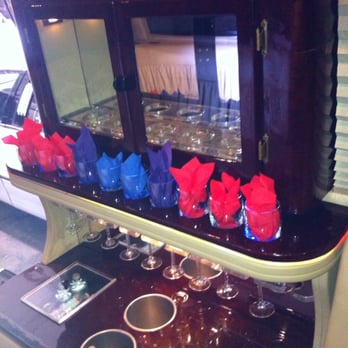 F & L Limo - Interior bar area - Limos Near Me - Kingsport, Tennessee