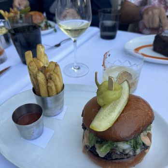 Bourbon Steak - Burger and fries - Steakhouses Near Me - Glendale, California
