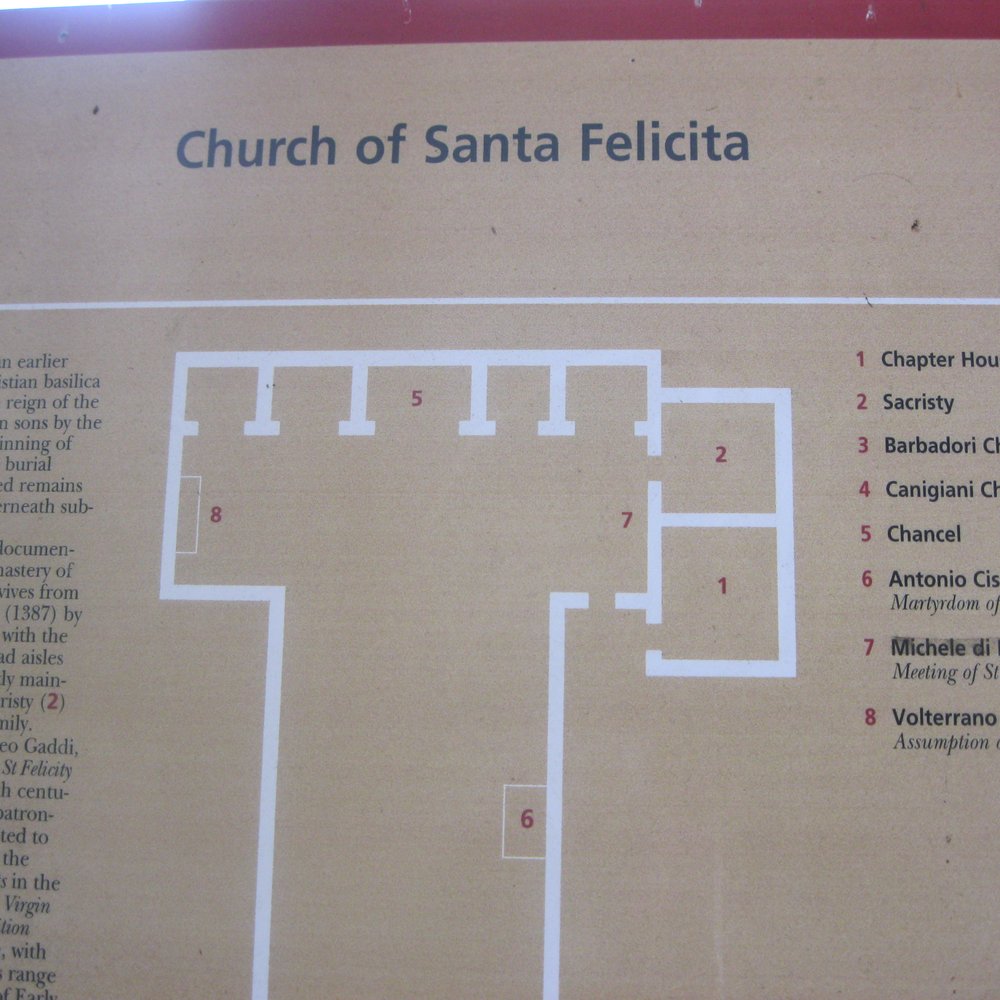 Santa Felicita - Floorplan - Churches Near Me - Florence, FI