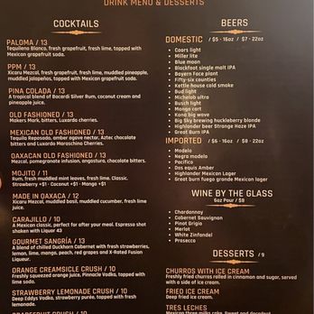 Plaza Azteca - Menu 11/4/24 - Salad Near Me - Missoula, Montana