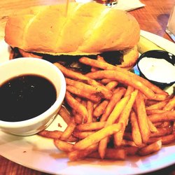 Ponderosa Lounge & Grill - Prime Rib Dip and Fries