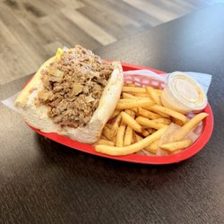 South Philly Steaks - CheeseSteak with Fries for lunch is a good deal