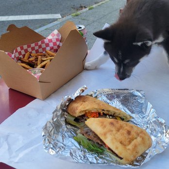 Slab Sandwiches + Pie - Brisket sandwich and fries and @KleeKai_Keiko - Sandwiches Near Me - Seattle, Washington Slab Sandwiches + Pie - Brisket sandwich and fries and @KleeKai_Keiko - Sandwiches Near Me - Seattle, Washington