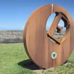 Burr Point - Burr Point Sculpture by Ned Jackson Smyth at Ballyhalbert Harbour