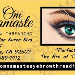 Om Namaste Threading Service - Eyebrow threading