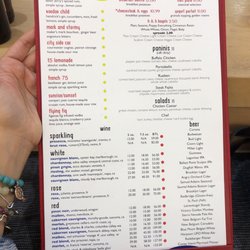 Re:Vive Bars - Menu