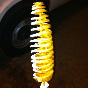 Tornado Potato - Tornado with sour cream and onion dressing - Hot Dogs Near Me - Anaheim, California Tornado Potato - Tornado with sour cream and onion dressing - Hot Dogs Near Me - Anaheim, California
