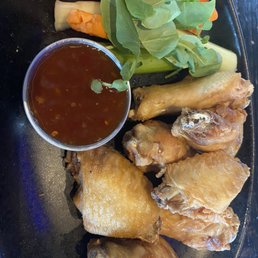 Bang Bang chicken wings.   Sauce on the side