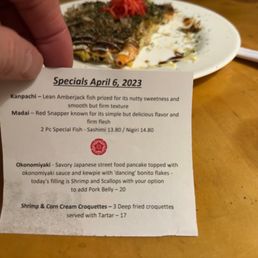 a piece of food on a plate