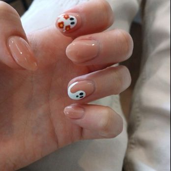 Posh Nail Salon - Ghosts design just as she wanted:) - Nail Salons Near Me - Grimes, Iowa Posh Nail Salon - Ghosts design just as she wanted:) - Nail Salons Near Me - Grimes, Iowa