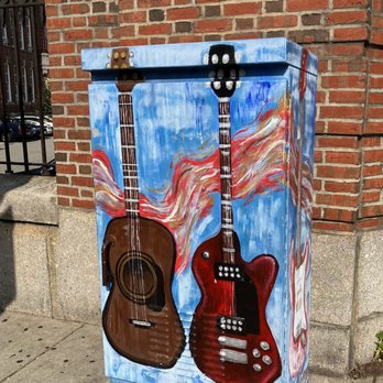 Utility box art - Huntington Ave, Boston, MA. - Public Art Near Me Utility box art - Huntington Ave, Boston, MA. - Public Art Near Me