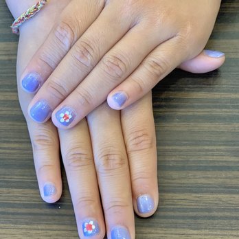 Serenity Nail & Spa - Color: Glittery Purple | Child Manicure: $9 + 2 Designs: $3 = $12 - Nail Salons Near Me - La Mesa, California Serenity Nail & Spa - Color: Glittery Purple | Child Manicure: $9 + 2 Designs: $3 = $12 - Nail Salons Near Me - La Mesa, California