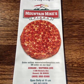 Mountain Mike's Pizza - Nov 2023 - Menu & Business Info - Pizza Near Me - Oxnard, California Mountain Mike's Pizza - Nov 2023 - Menu & Business Info - Pizza Near Me - Oxnard, California
