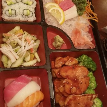 SriThai  Thai Kitchen & Sushi Bar - Duluth - The teriyaki chicken bento box. Comes w/ sushi and salad. - Japanese Near Me - Duluth, Georgia