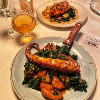 Fish N Beer - Spanish Octopus & Scottish Salmon - Seafood Near Me - Denver, Colorado