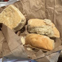This is an example of what was sent to me from them! As you can see the bread is broken up and the patties are burnt!