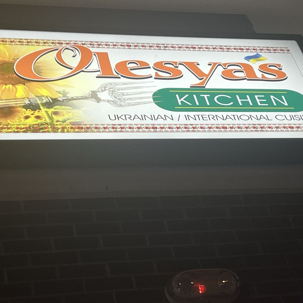 Olesya's Kitchen - Exterior sign - Ukrainian Near Me - Columbus, Indiana Olesya's Kitchen - Exterior sign - Ukrainian Near Me - Columbus, Indiana