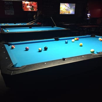 The Cue - Amazing Teal Tables at the The Cue - Pool Halls Near Me - Maplewood, Missouri