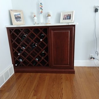 Whispering Pines Woodcraft - Wine Rack Cabinet - Cabinetry Near Me - Penn Yan, New York