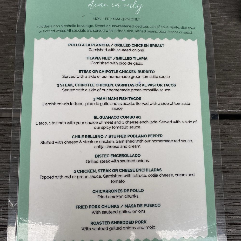 El Guanaco - Lunch specials - Mexican Near Me - Oakland Park, Florida El Guanaco - Lunch specials - Mexican Near Me - Oakland Park, Florida