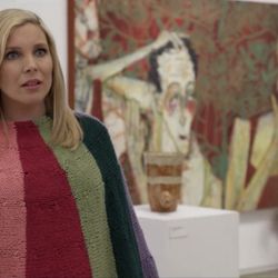 Franke Santos - A poncho I made for TV show Grace and Frankie a few years ago.