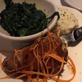 Bonefish Grill - Ahi tuna rare with spinach and garlic mashed potatoes - Seafood Near Me - Virginia Beach, Virginia Bonefish Grill - Ahi tuna rare with spinach and garlic mashed potatoes - Seafood Near Me - Virginia Beach, Virginia