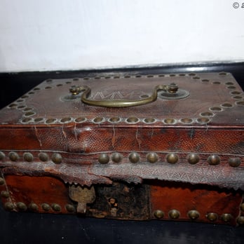 Ximenez-Fatio House Museum - Luggage authentic of the times.  Boarders would bring their belongings and stay for extended periods of time. - Museums Near Me - St. Augustine, Florida
