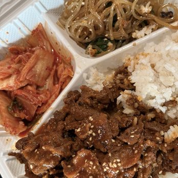 The Porky Korean - Daeji Bulgogi with Kimchi and Japchae Noodles - Korean Near Me - Idaho Falls, Idaho The Porky Korean - Daeji Bulgogi with Kimchi and Japchae Noodles - Korean Near Me - Idaho Falls, Idaho
