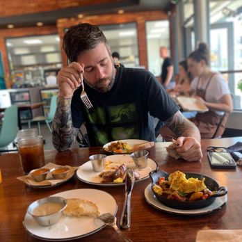 The Wild Chive - Food spread for brunch - Vegan Near Me - Long Beach, California