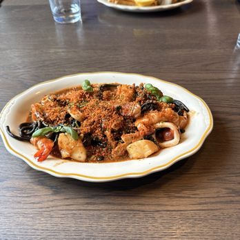 Cordelia Fishbar - Squid ink with variety of seafood. - Seafood Near Me - Washington, DC, District of Columbia