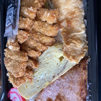 Okata Bento - Chicken tonkatsu and mahi - Japanese Near Me - Honolulu, Hawaii Okata Bento - Chicken tonkatsu and mahi - Japanese Near Me - Honolulu, Hawaii