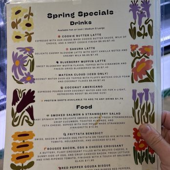 Operation Brew Coffee and Bakery - Spring menu - Coffee & Tea Near Me - Virginia Beach, Virginia